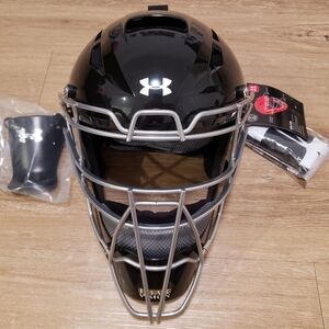 Under Armour Converge Pro Catching Helmet Black